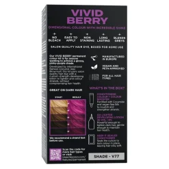 No Bleach London Vivid Berry Permanent Vegan Dye Kit