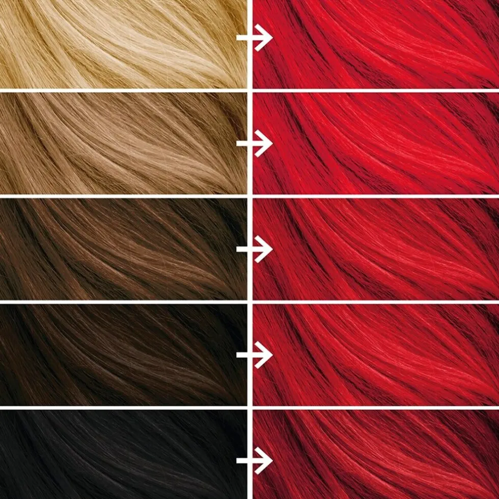 No Bleach London Vivid Red Permanent Vegan Dye Kit