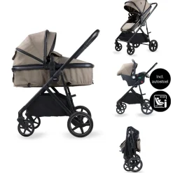Novi Jaxx 3-in-1 Kinderwagen met Autostoel