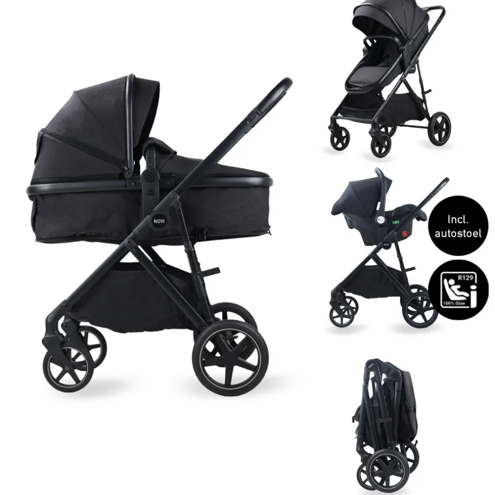 Novi Jaxx 3-in-1 Kinderwagen met Autostoel