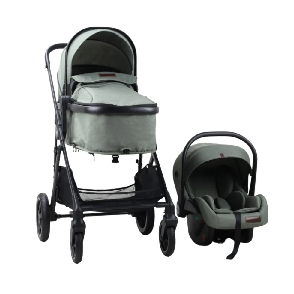 Novi Jaxx V2 4-in-1 Kinderwagen met Autostoel en Isofixbase