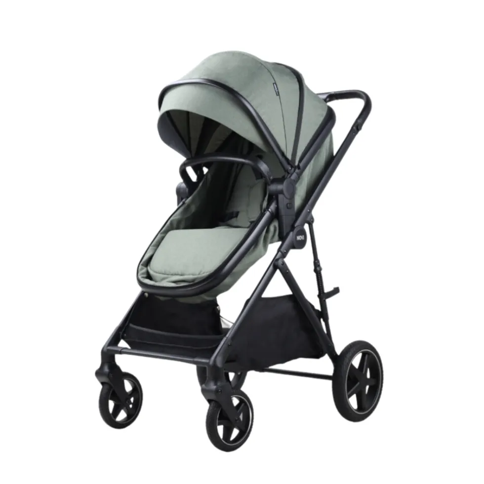 Novi Jaxx V2 4-in-1 Kinderwagen met Autostoel en Isofixbase