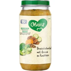 Nutricia Olvarit 15M+ Broccolischotel met Quinoa en Rundvlees