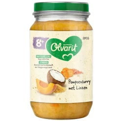 Nutricia Olvarit 8M+ Pompoencurry met Linzen