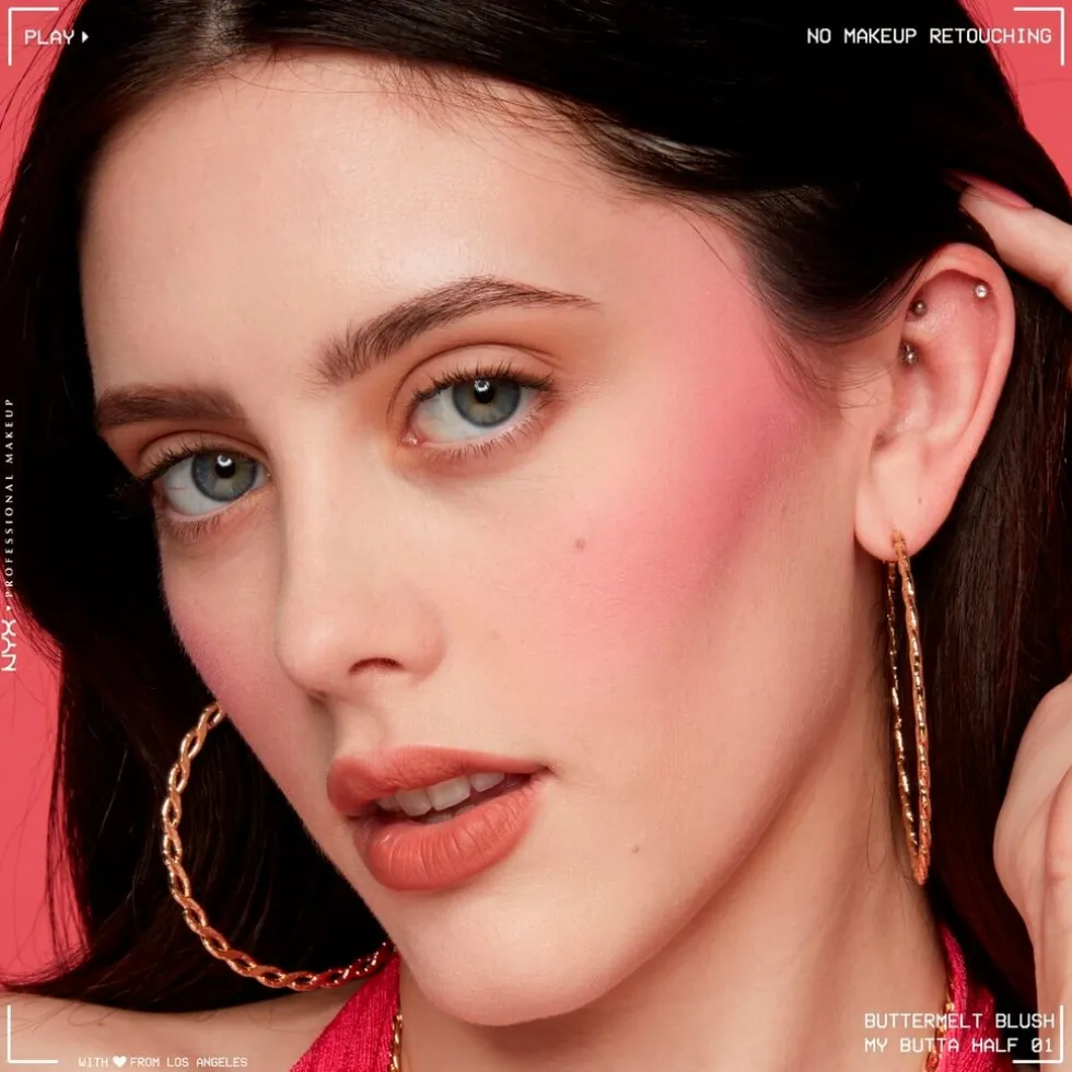 NYX Professional Makeup 01 My Butta Half Buttermelt Blush