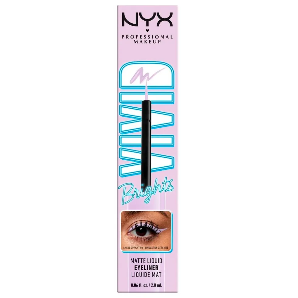 NYX Professional Makeup Vivid Brights 07 Lilac Link Liquid Eyeliner