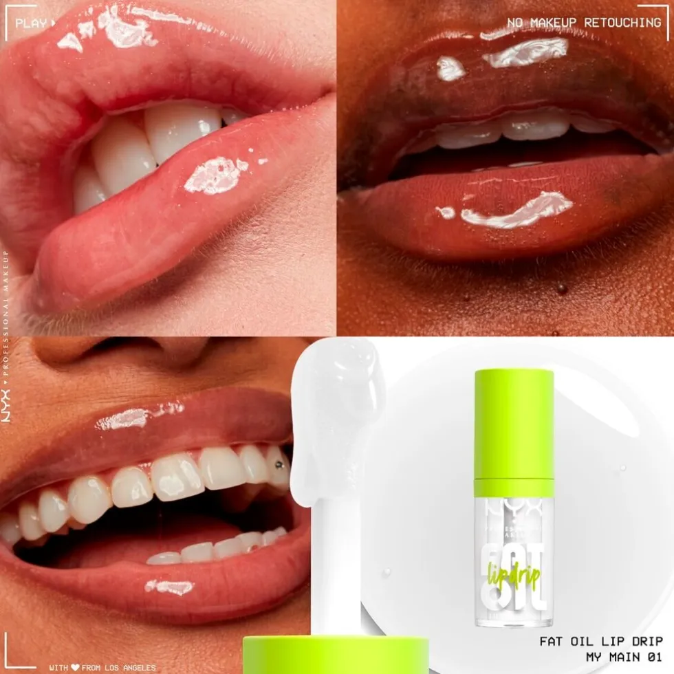 NYX Professional Makeup 01 My Main Fat Oil Lip Drip Lipolie