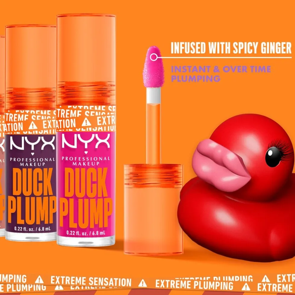 NYX Professional Makeup 09 Strike A Rose Duck Plump Extreme Sensation Lipgloss