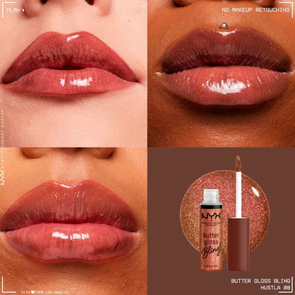 NYX Professional Makeup Butter Gloss Bling! 08 Hustla Butter Gloss Lipgloss