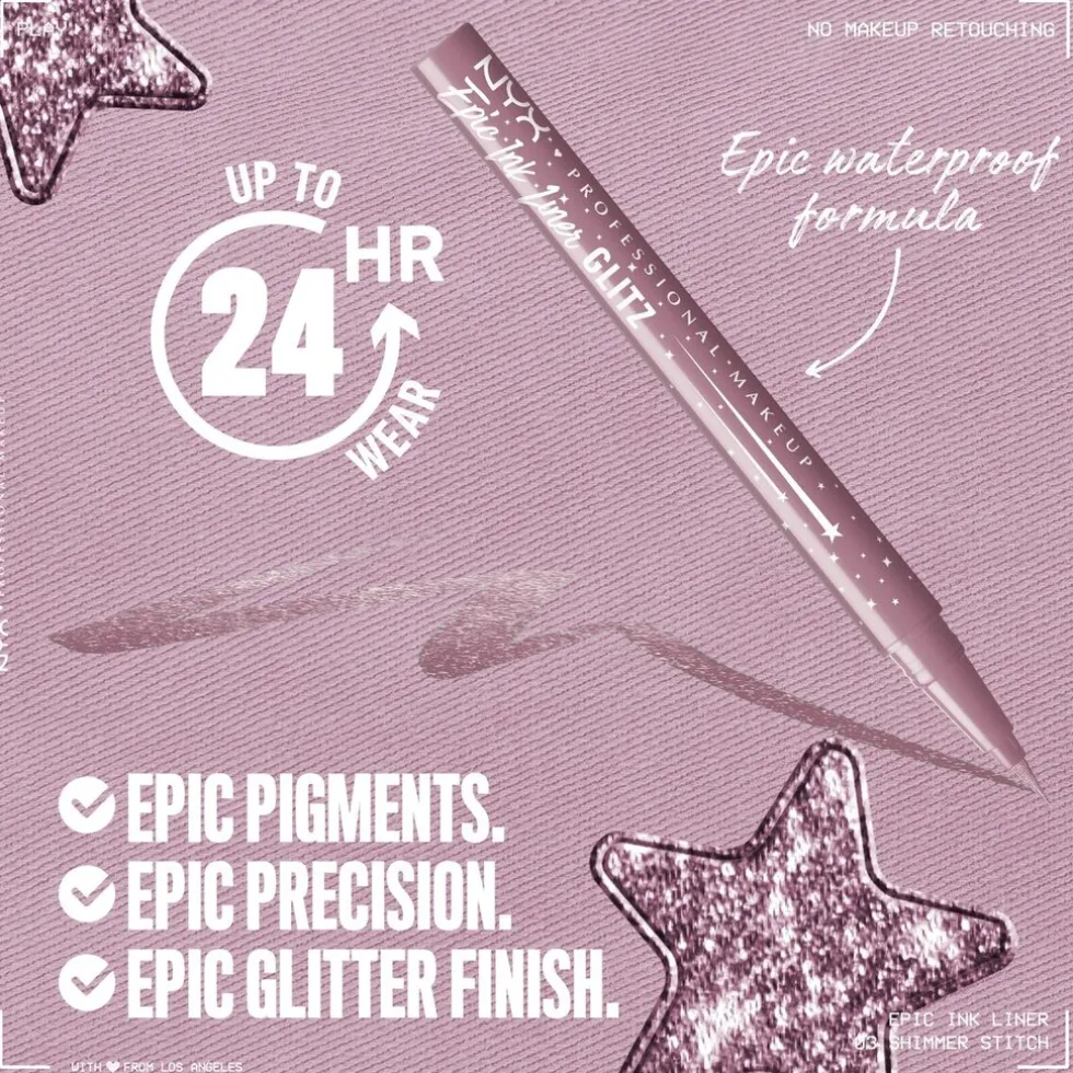NYX Professional Makeup Epic Ink Liner Glitz Shimmer Stitch 03 Eyeliner