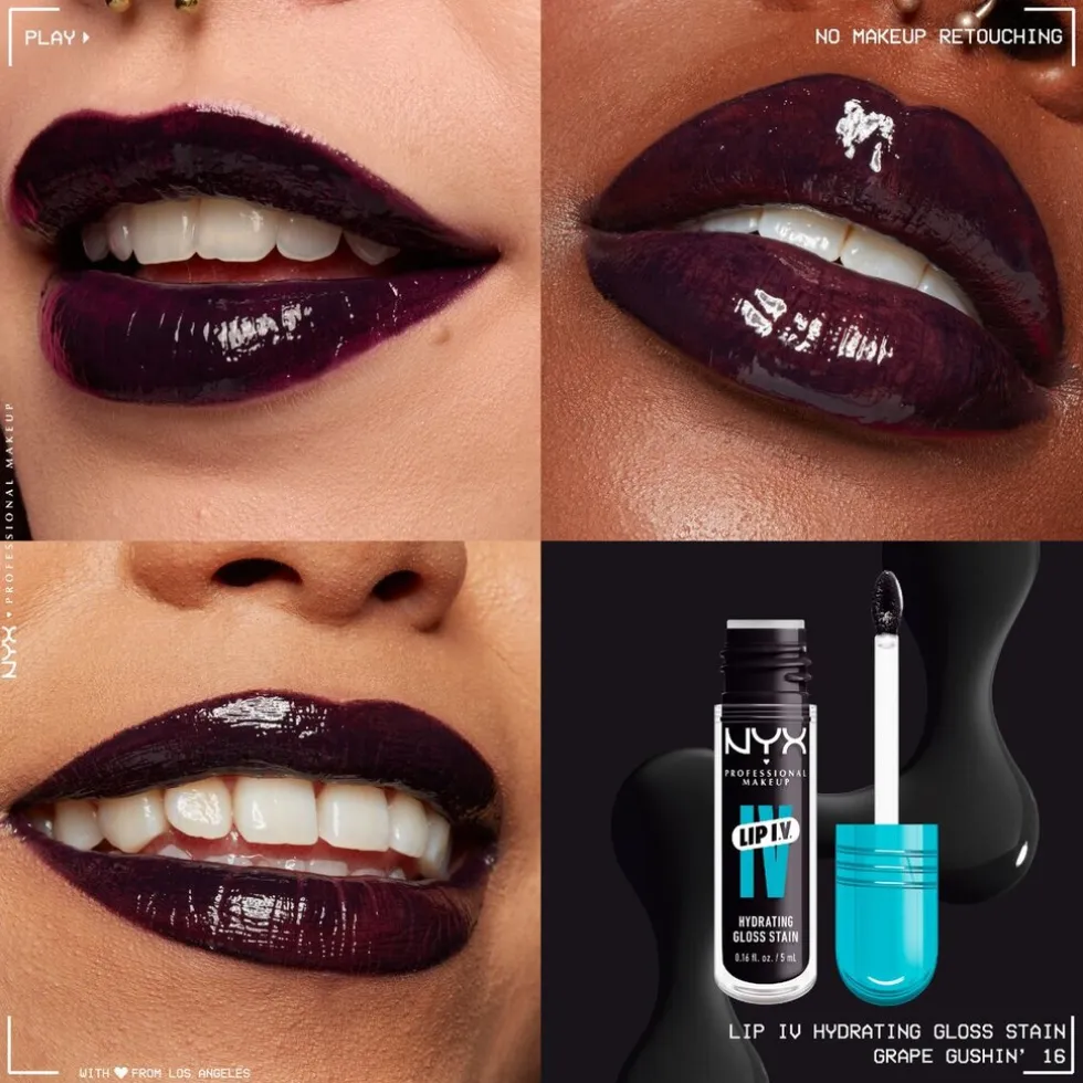NYX Professional Makeup Lip IV 16 Grape Gushin' Hydraterende Lipgloss