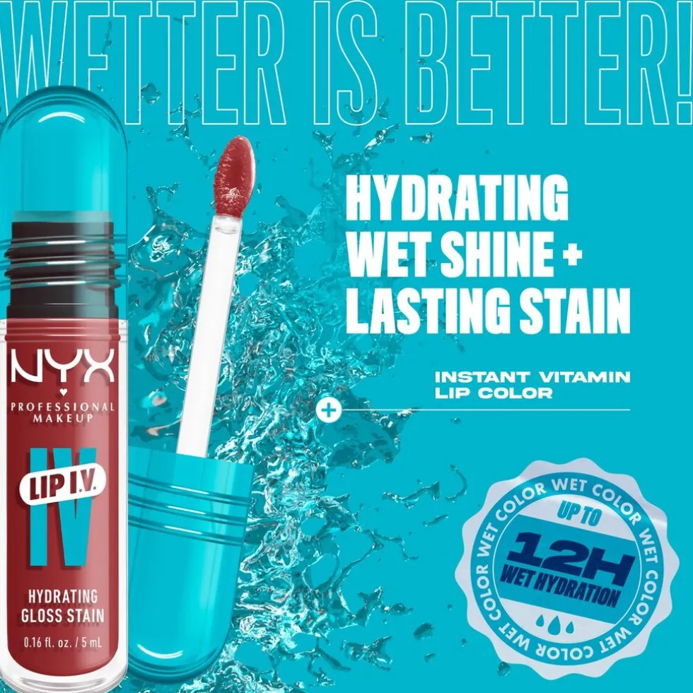 NYX Professional Makeup Lip IV 02 Hydra-Honey Hydraterende Lipgloss