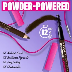 NYX Professional Makeup Powder Louder Deep Brown Brow Pencil