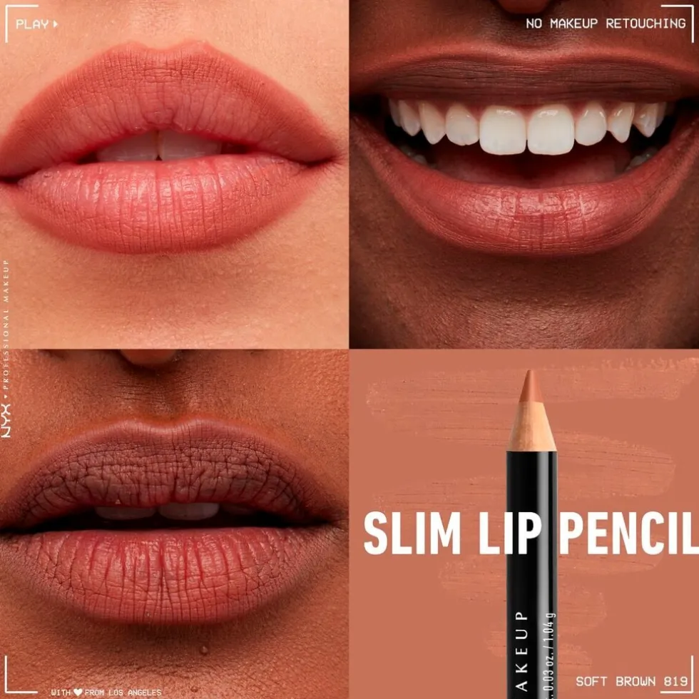 NYX Professional Makeup Soft Brown Slim Lip Pencil