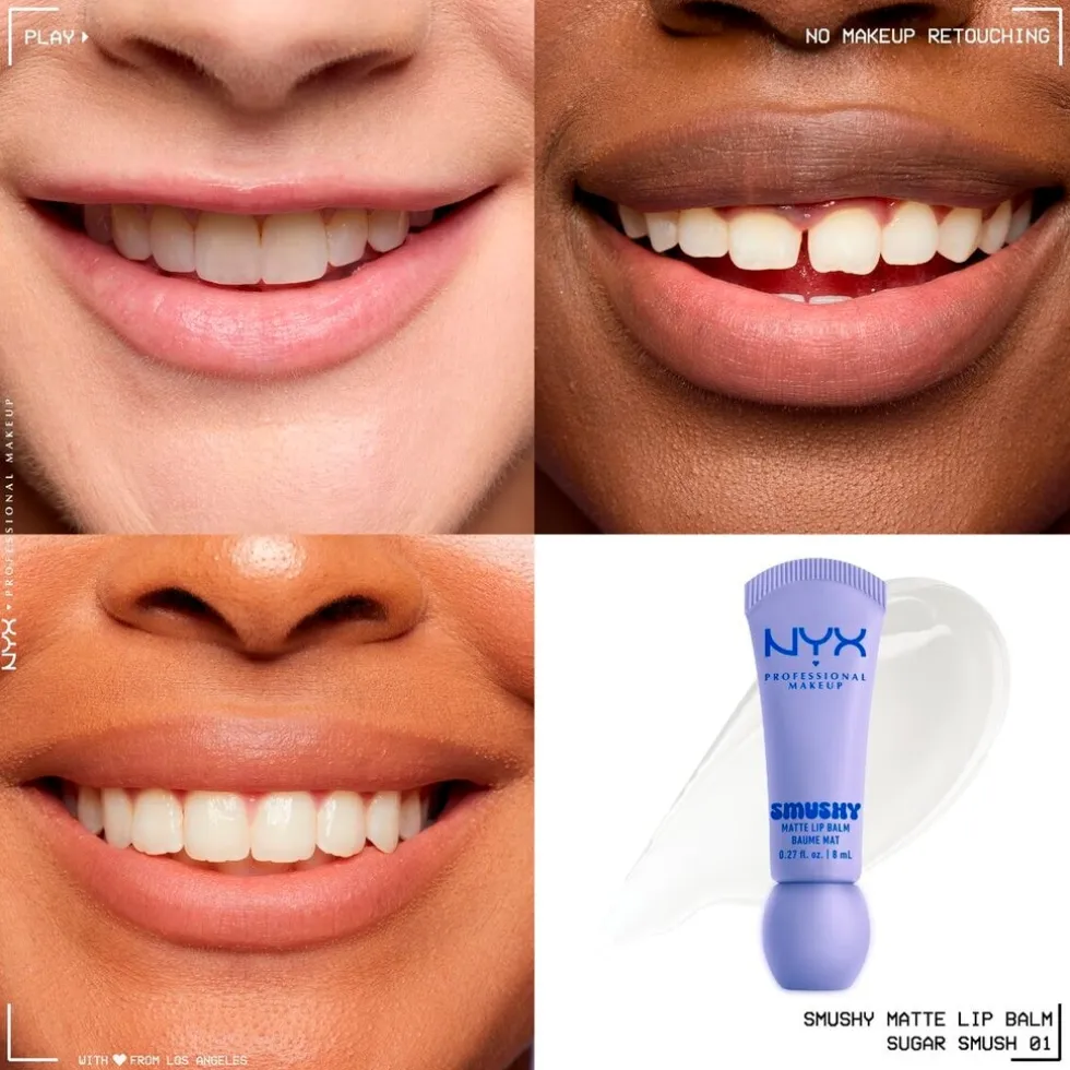 NYX Professional Makeup Smushy 01 Sugar Smush Matte Lip Balm