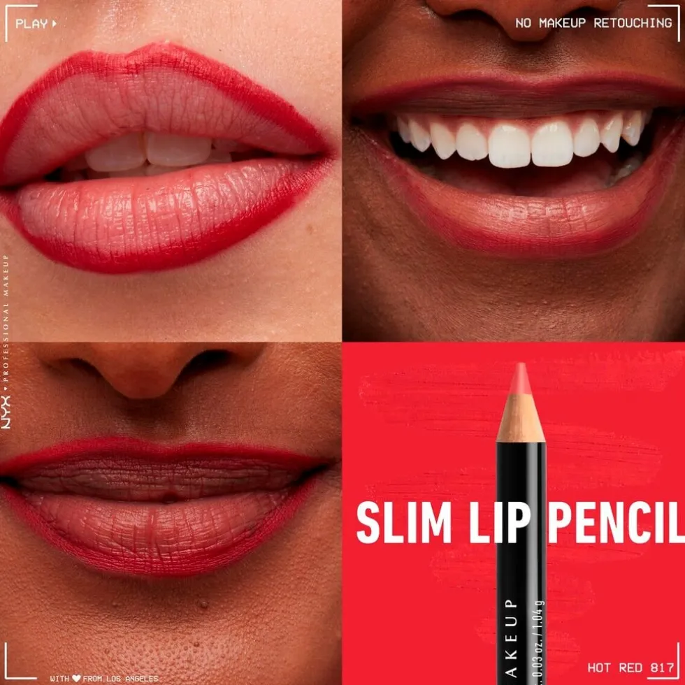 NYX Professional Makeup SPL817 Hot Red Lip Pencil