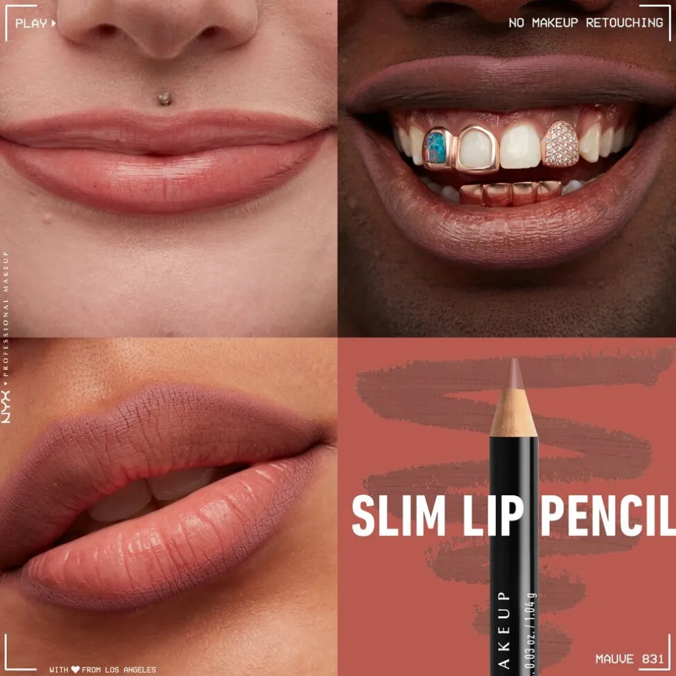 NYX Professional Makeup SPL831 Mauve Slim Lip Pencil