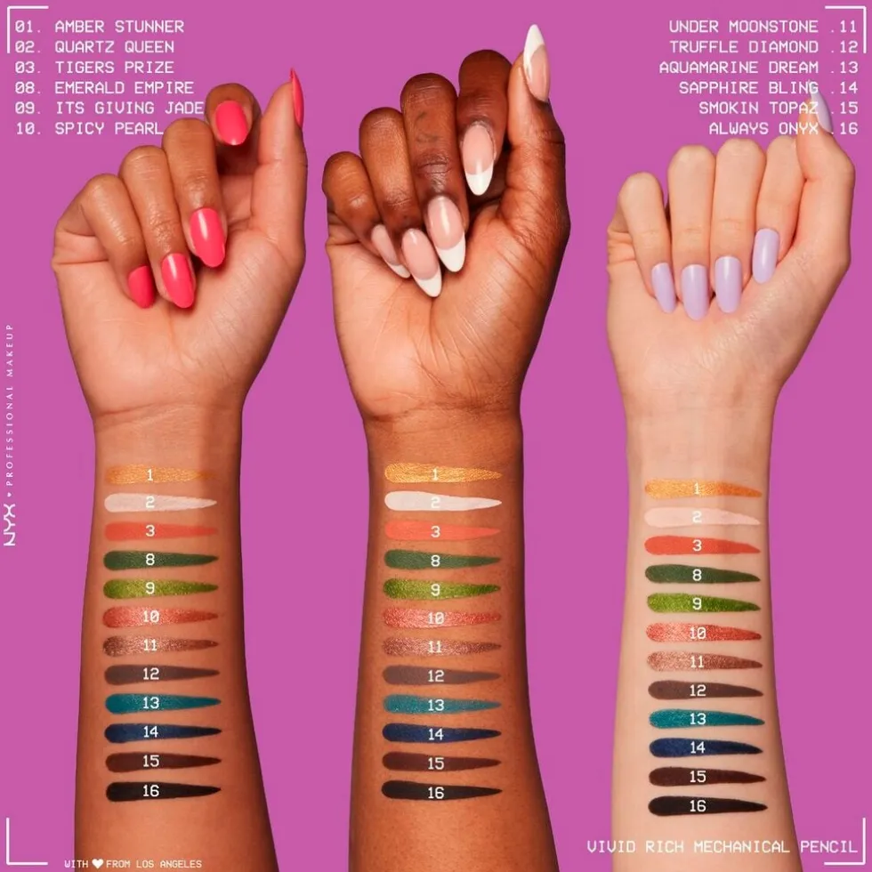NYX Professional Makeup Vivid Rich 12 Truffle Diamond Mechanical Liner