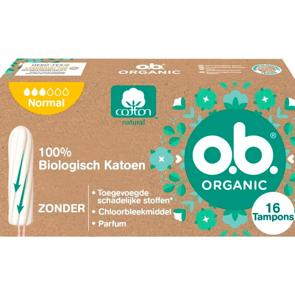 o.b. Organic Cotton Normal Tampons