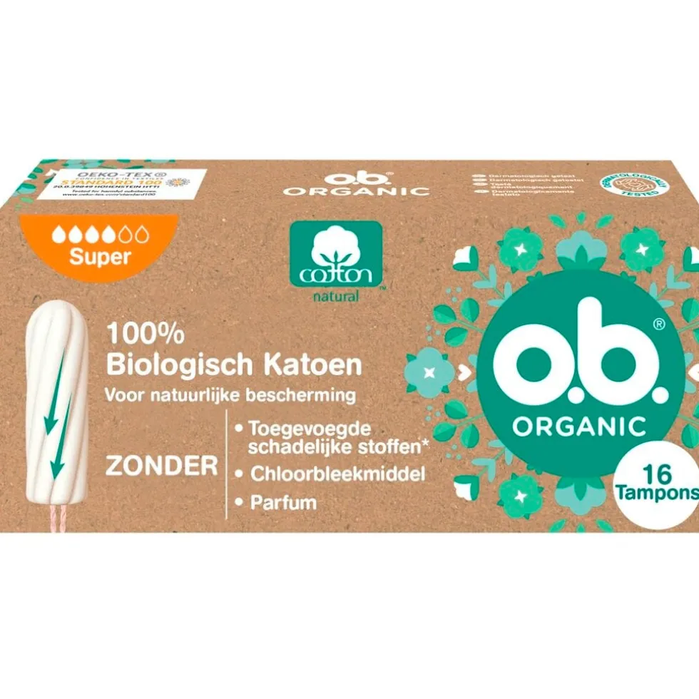 o.b. Organic Cotton Super Tampons