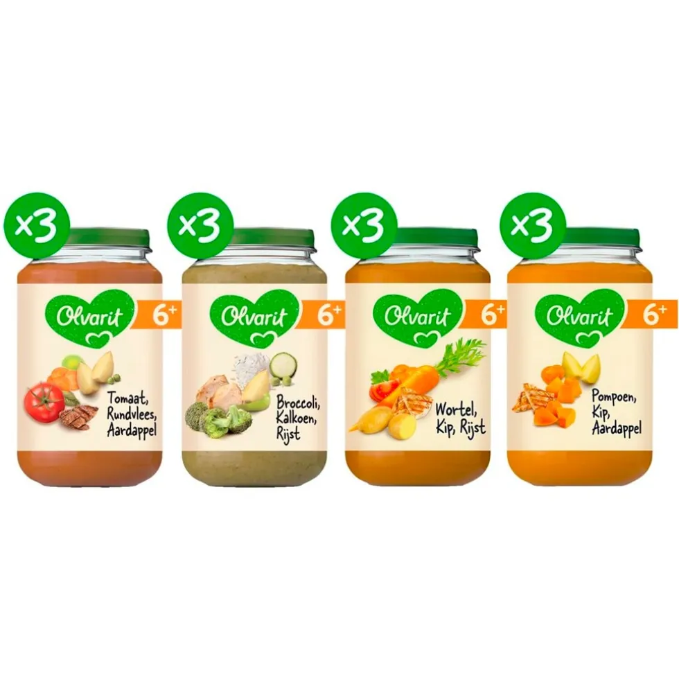 Olvarit 6+M Maaltijd Variatiemenu