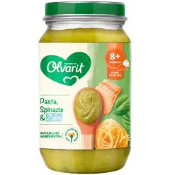 Olvarit 8+M Pasta Spinazie Zalm Maaltijdpotje