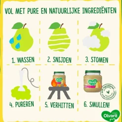 Olvarit 6+M Perzik Banaan Kiwi