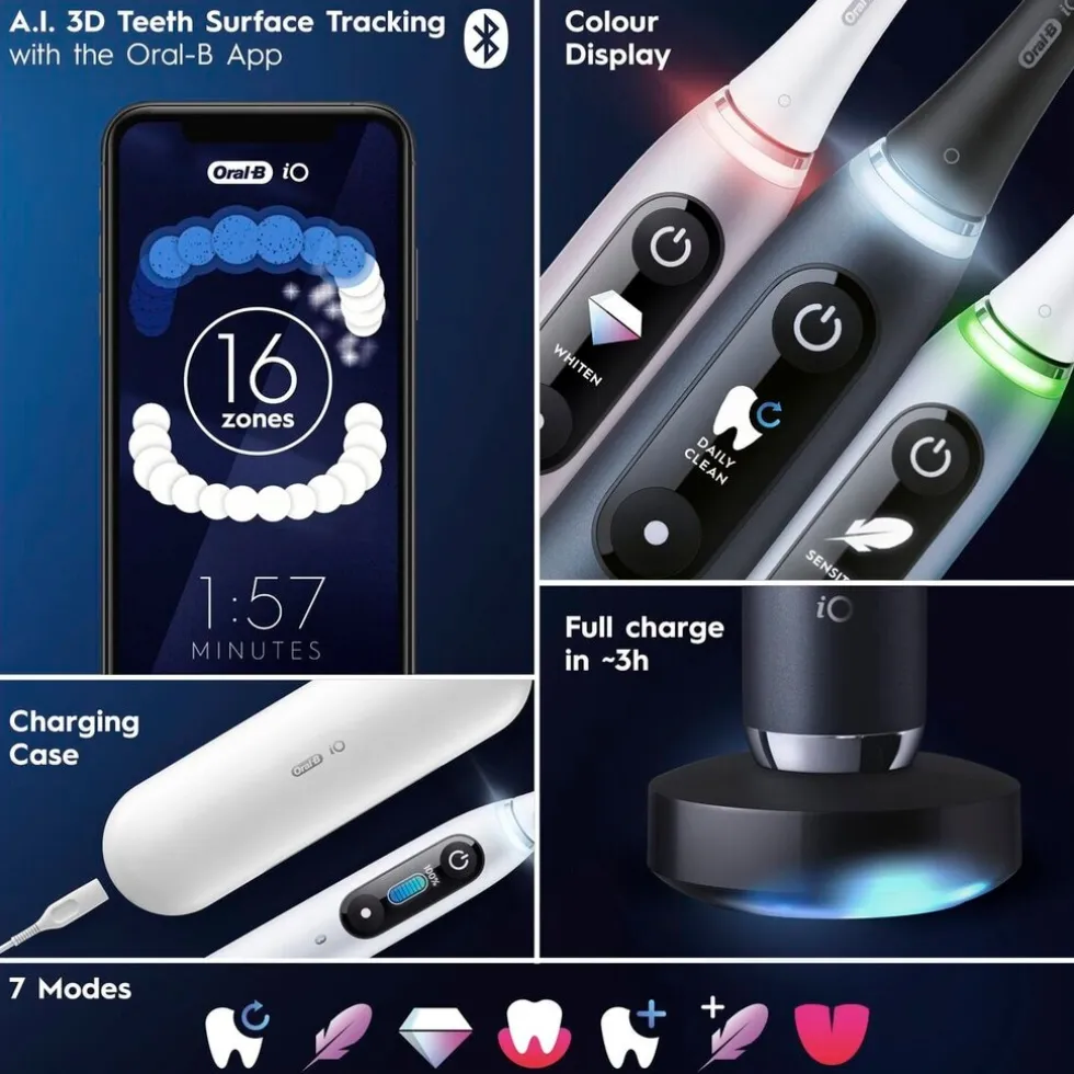 Oral-B iO9 Black Onyx Elektrische Tandenborstel