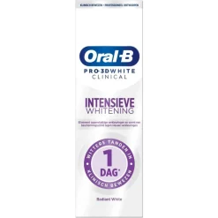 Oral-B Pro 3D White Clinical Intensieve Whitening Radiant White Tandpasta