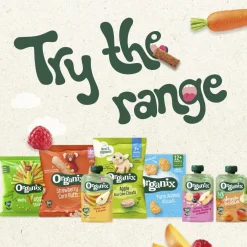 Organix 6+M Appel, Aardbei & Bosbes Knijpfruit