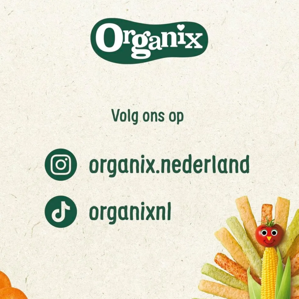 Organix 7+M Appel Rijstwafels