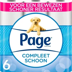 Page Compleet Schoon Toiletpapier