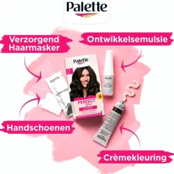 Palette Perfect Gloss 1-0 Zwart Niet-Permanente Haarverf
