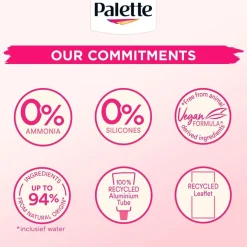 Palette Perfect Gloss 1-0 Zwart Niet-Permanente Haarverf