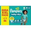 Pampers Baby-Dry Maat 8 Luiers