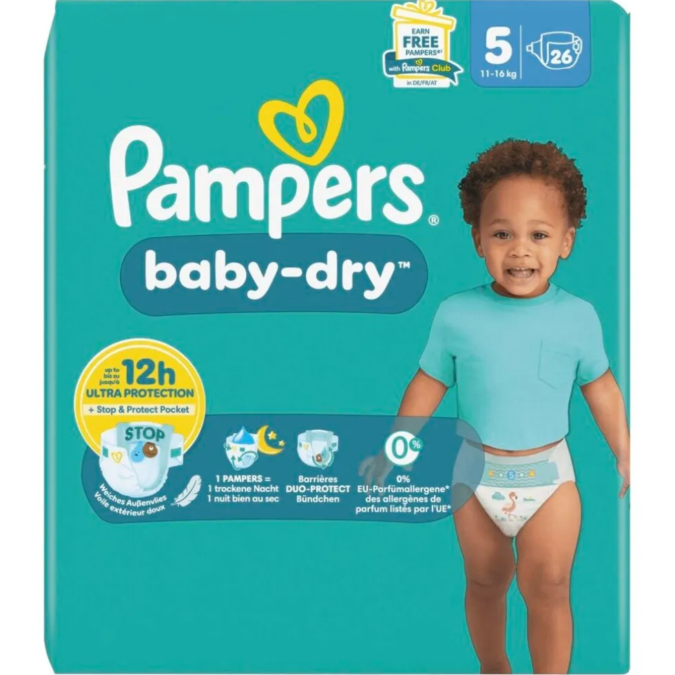 Pampers Baby-Dry Maat 5 Luiers