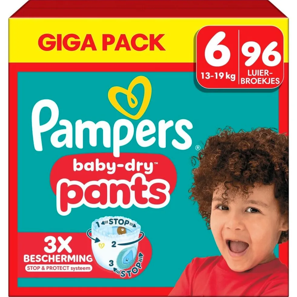 Pampers Baby-Dry Pants Maat 6 Luierbroekjes