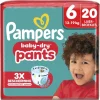 Pampers Baby-Dry Pants Maat 6 Luierbroekjes