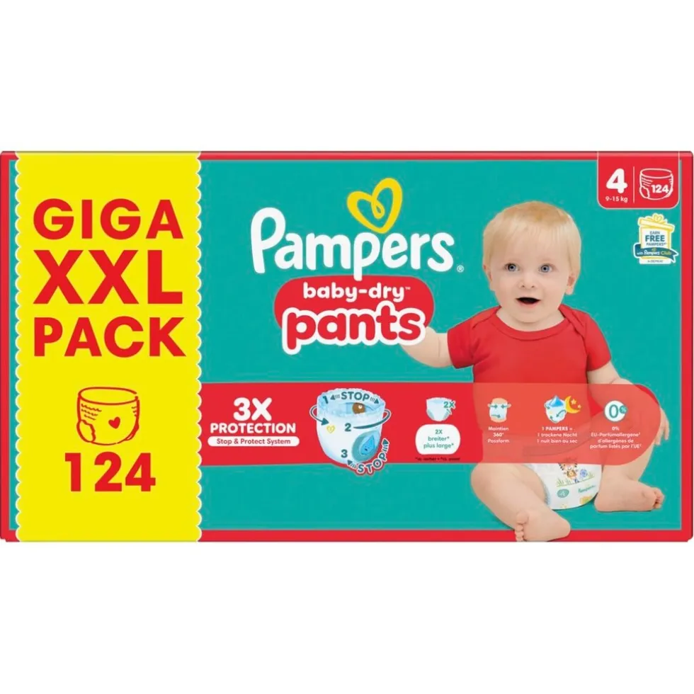 Pampers Baby-Dry Pants Maat 4 Luierbroekjes
