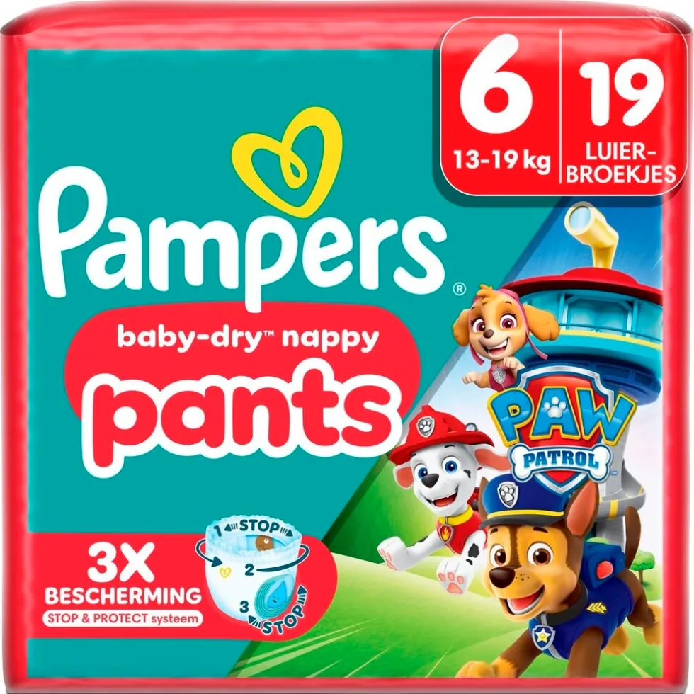 Pampers Baby-Dry Paw Patrol Pants Maat 6 Luierbroekjes