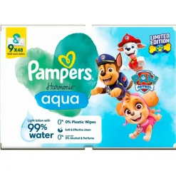 Pampers Harmonie Aqua Paw Patrol Babydoekjes