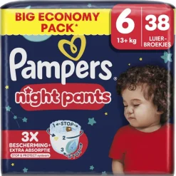 Pampers Night Pants Maat 6 Luierbroekjes