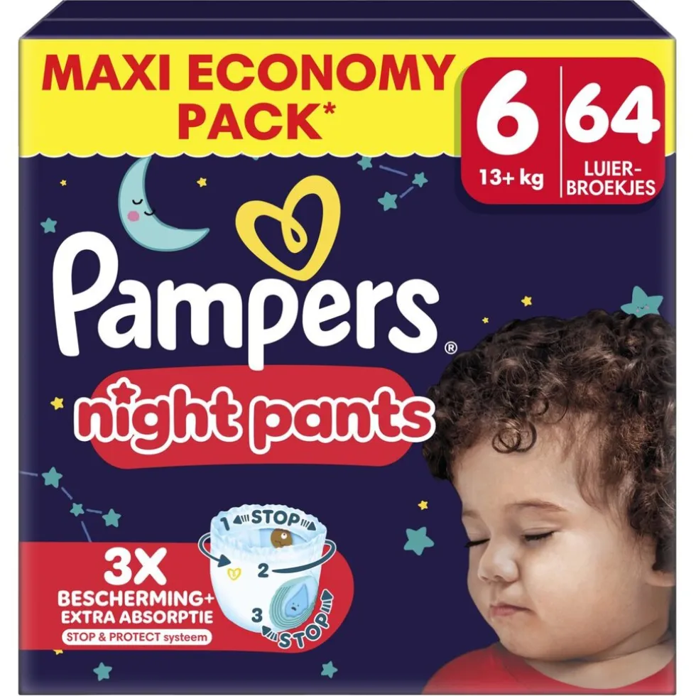 Pampers Night Pants Maat 6 Luierbroekjes
