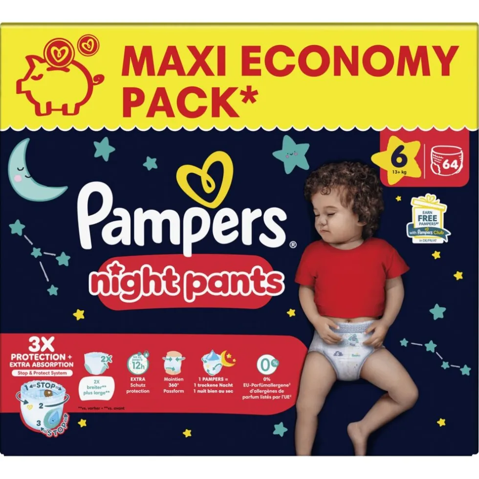 Pampers Night Pants Maat 6 Luierbroekjes