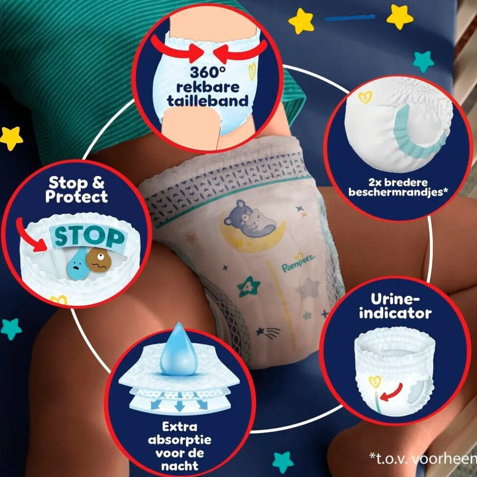 Pampers Night Pants Maat 5 Luierbroekjes
