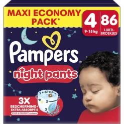 Pampers Night Pants Maat 4 Luierbroekjes