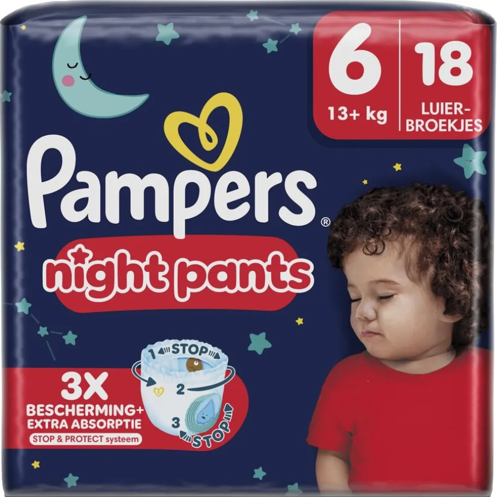 Pampers Night Pants Maat 6 Luierbroekjes