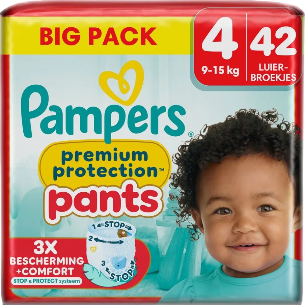 Pampers Premium Protection Pants Maat 4 Luierbroekjes