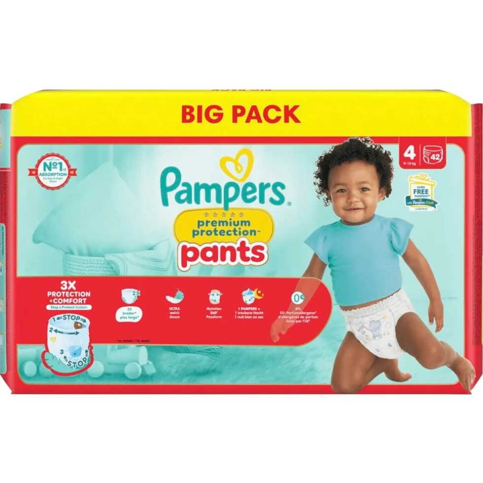 Pampers Premium Protection Pants Maat 4 Luierbroekjes