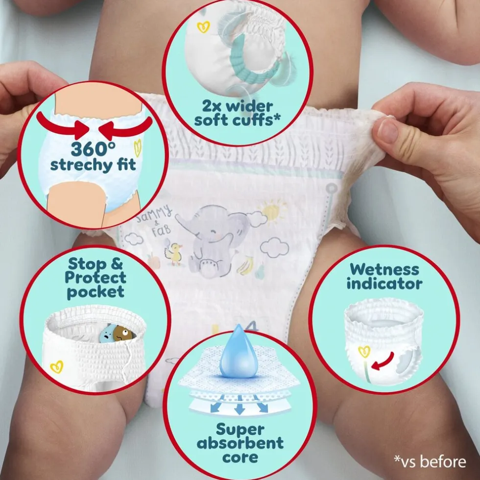 Pampers Premium Protection Pants Maat 4 Luierbroekjes